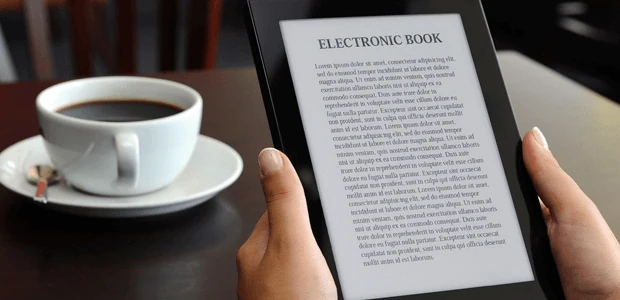 Person Holding eBook Reader