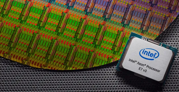 Intel Xeon Processor with Wafer