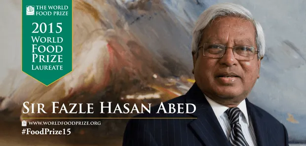 World Food Prize 2015 Winner Fazle Hasan Abed