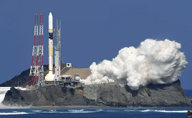 Mitsubishi H2A Launch Vehicle with Khalifasat